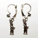 Liberty Hanging Earrings - GrandSlamNewYork