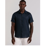 Linen Short Sleeve Shirt - Perry Ellis