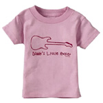 Daddy's Little Rocker T Shirt : TheMusicStand