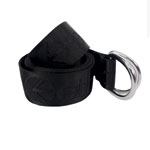 Logo Black D Ring Belt : Ethika