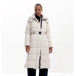 Long Padded Coat With Belt | Desigual