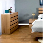 Luna Timber 5-Drawer Tallboy | Omf