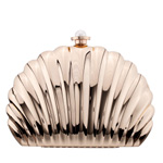 Mariam Gold Iron Minaudiere | Ninashoes.com