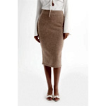 Martina Knitted Cashmere Blend Midi Skirt - Lavishalice.com