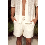 Matilo Shorts Cream | Sanddollardubai.com