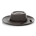 Mens Dress Hat in Color Grey , Alberto Nardoni