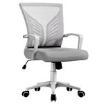 Mesh Office Chair Swivel Rolling : Yaheetech