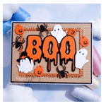 Metal Cutting Dies with BOO Word | Kokorosastudio.com