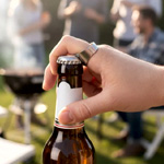 Metal Ring With Bottle Opener : MegaGadgets
