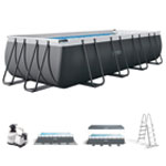 Meter Rectangular Above Ground Pool - Intex