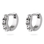 Micro Pearl Huggie : Studs
