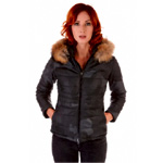 Military Leather Puffer Jacket | Darienzo.fr
