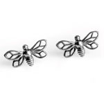 Miniature Bumble Bee Stud Earrings - Henryka