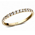 Mirelle Eternity Ring Gold 2mm - Daniel Wellington