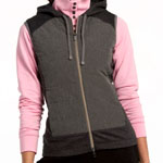 Mixed Media Hooded Vest , EPNygolf