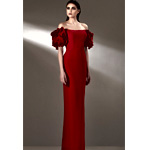Mnm Couture Off-Shoulder Column Gown - District5boutique
