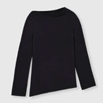 Modal Asymmetric Knit Top | Dal The Label