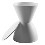 Modern Hourglass Accent Stool | Zozulu