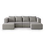 Modular Reversible Floor Sectional Sofa : Acanva