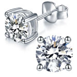 Moissanite Stud Earrings for Women - Imolove