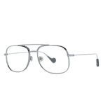 Moncler Metal Aviator Sunglasses Gray - Italist