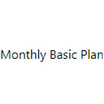Monthly Basic Plan