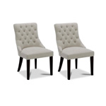 Morgan Prime Tufted Dining Chair (Set of 2) - Chitaliving.com