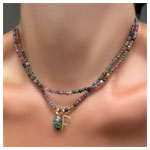 Multi Tourmaline Necklace - Amanda Pearl