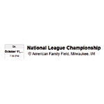 National League Championship Series Ticket | SuperTicketLaden