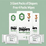 Natural Disposable Diapers + Wipes - Parasolco.com