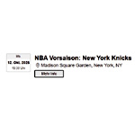 Nba Preseason New York Knicks Ticket - SuperTicketLaden