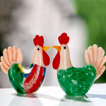 Newark Glass Hen Doris Sculpture : FurnitureInFashion