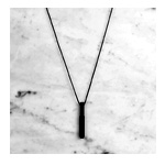 NL V BL A Leather Pendant Necklace : Aracointeriors.co.uk