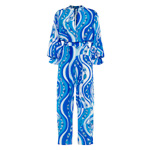 Ocean Eyes Felix Silk Jumpsuit : Paolita