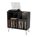 Open Shelved Turntable Stand : CorLiving