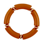 Orange Resin Bracelet - Barse