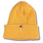Organic Cotton Beanie Mustard - Swole Panda