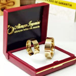 Pair Of 6mm Straight Traditional Rings - Aliancas Imperiais