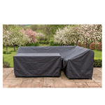 Palma Grey Rattan Garden Lounge Set And Cover Bundle - MINT Outdoor