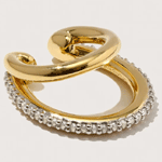 Pave Double Ear Cuff , Otiumberg Discount 