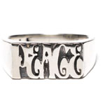 Word Peace Ring : Stattics.com