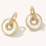 Pearl Lucky Knot Earrings , Arsisjewelry.com