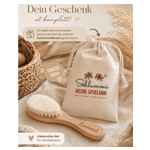 Personalized Wooden Baby Brush - Schlummi Namenslieder