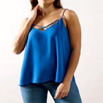 Petite Cross Front Woven Cami - Wallis