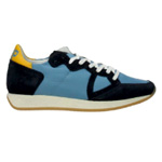 Philippe Model Paris Blue Suede Sneakers : WananLuxury