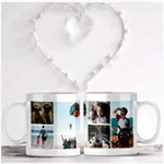 Photograph Collage White Mug- YouPersonalise