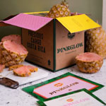 Pink Pineapple Gift Box - Tropical Fruit Box