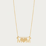Plate Chain Choker MOM , Ruedesmille