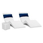 Pool Lounge Chair Set : Aqua Outdoors
