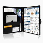 Portfolio Pu Leather Folder - Graduationmall.com
